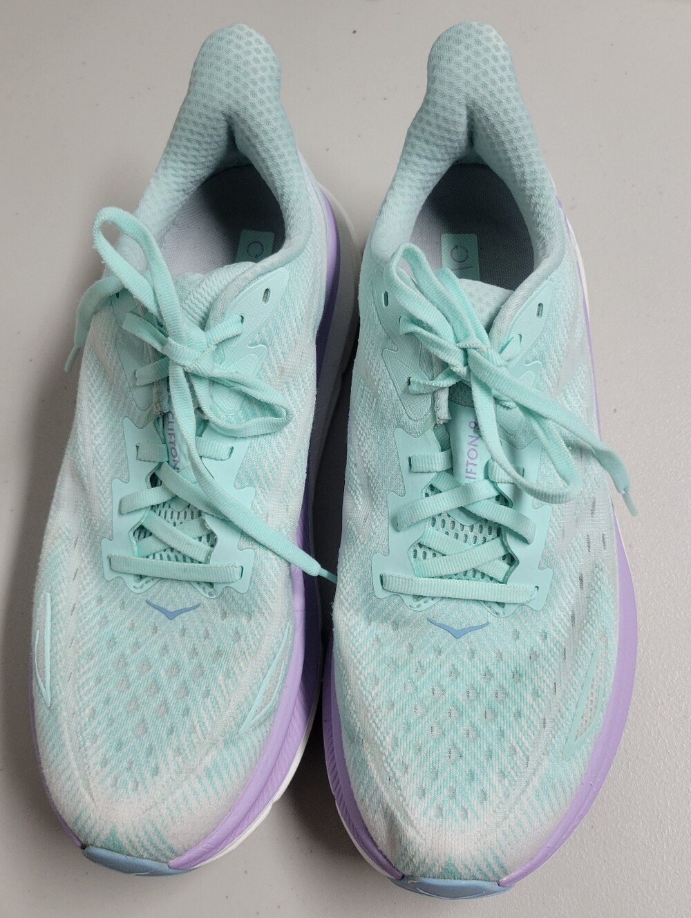 Hoka One One Clifton 9 Women's Sneakers In Sunlit Ocean Size 10.5B.